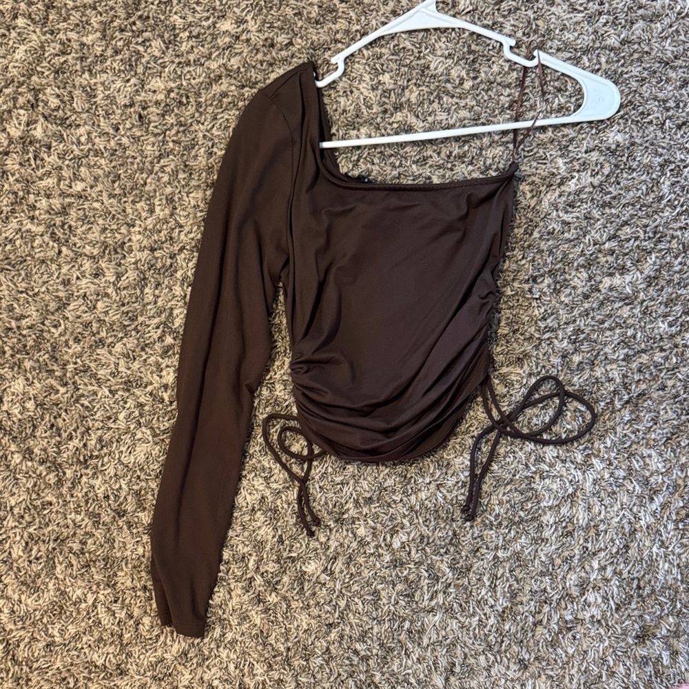 Elegant Brown Women's Top